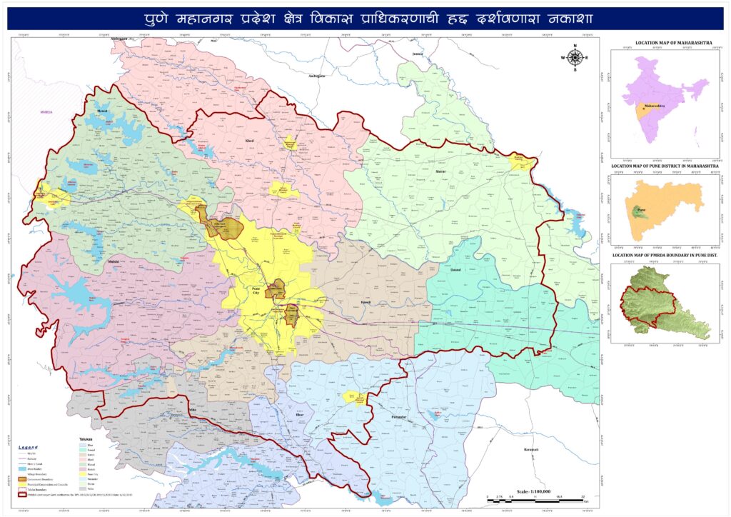 PMRDA Boundary Map